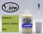 Preview: Daewoo, Lemon Yellow, 56U: 20ml Lackstift, von ATW Autoteile West.